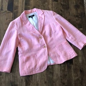 8p Talbots blazer salmon color